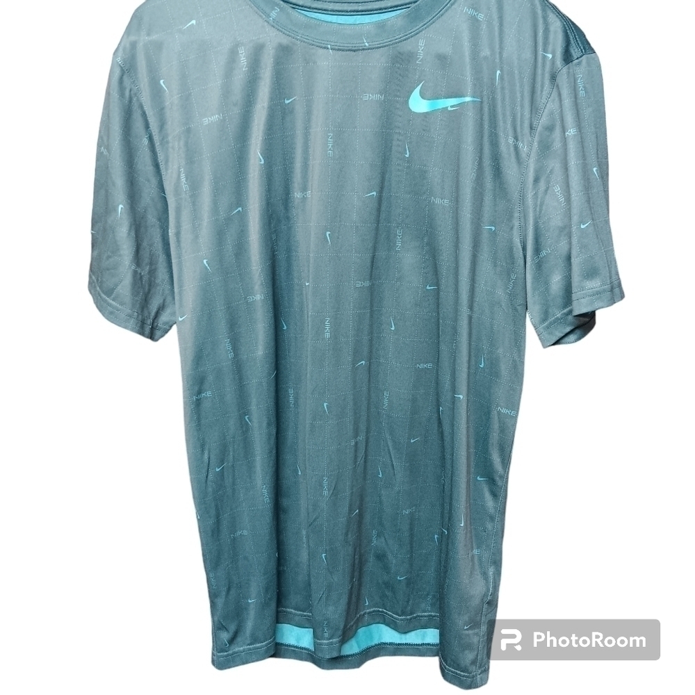 Nike Legends Graphic Anti Oder Training Shirt Green  Sz Small